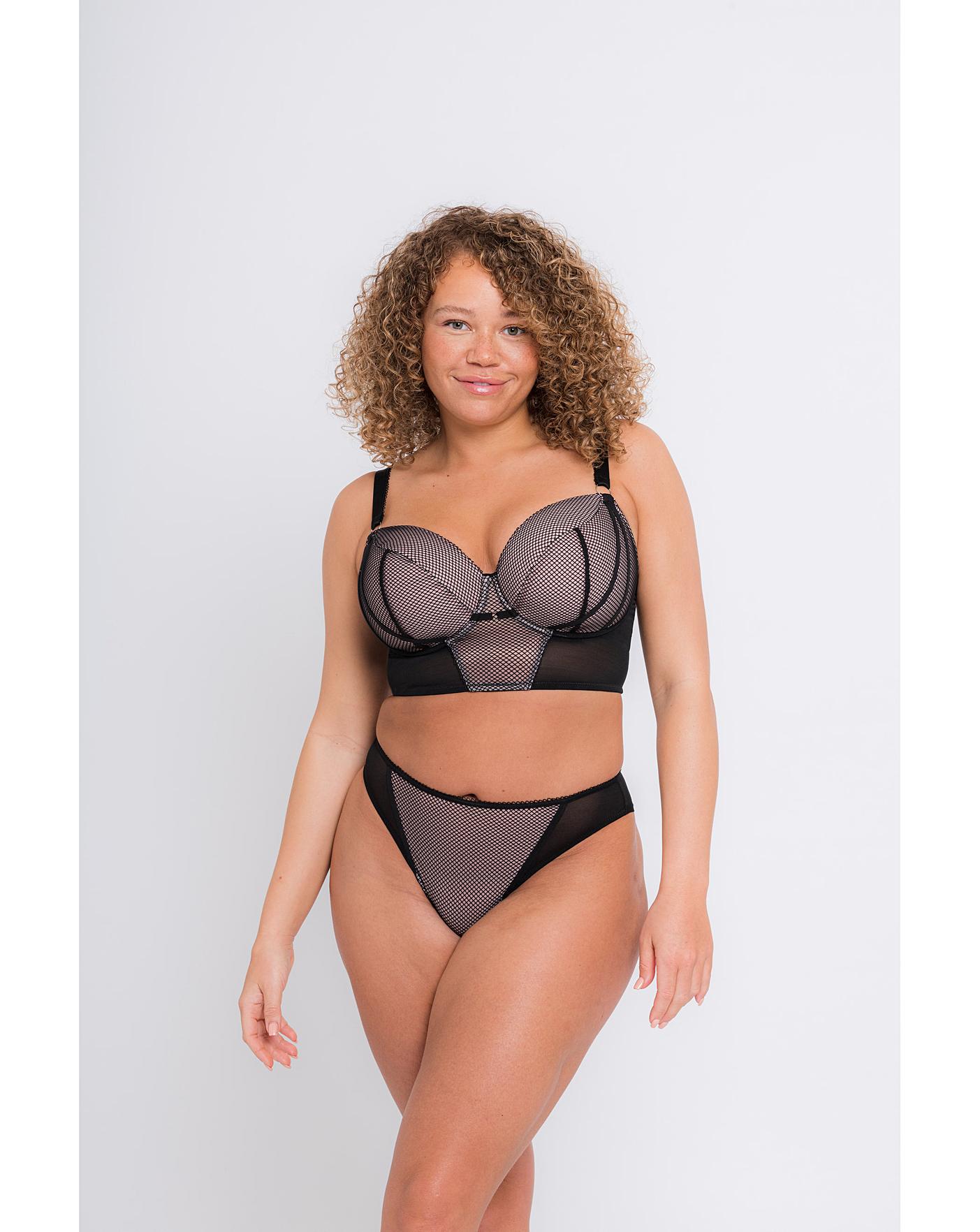  Curvy Kate Gin Fizz Brazilian Brief| Black/Blush