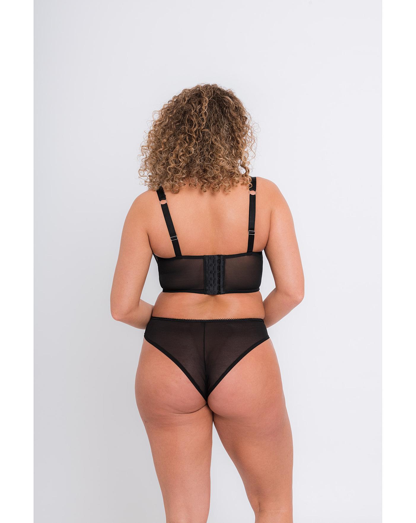  Curvy Kate Gin Fizz Brazilian Brief| Black/Blush