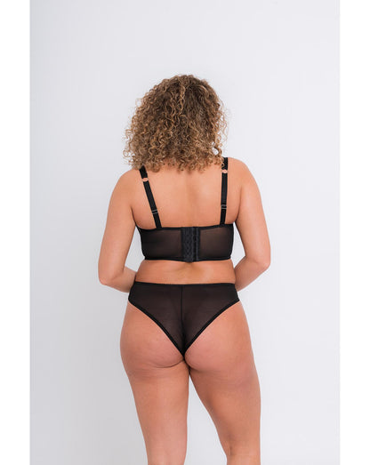  Curvy Kate Gin Fizz Brazilian Brief| Black/Blush