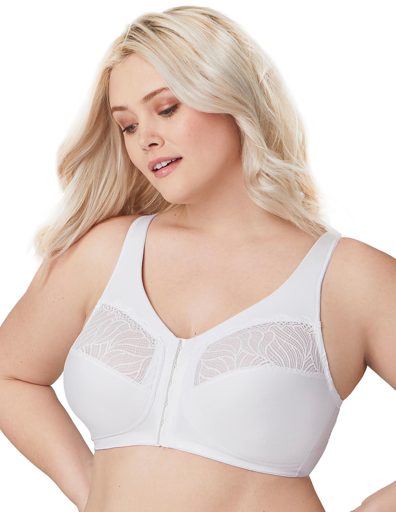  Glamorise Plus Size MagicLift Natural Shape Bra 1210| White