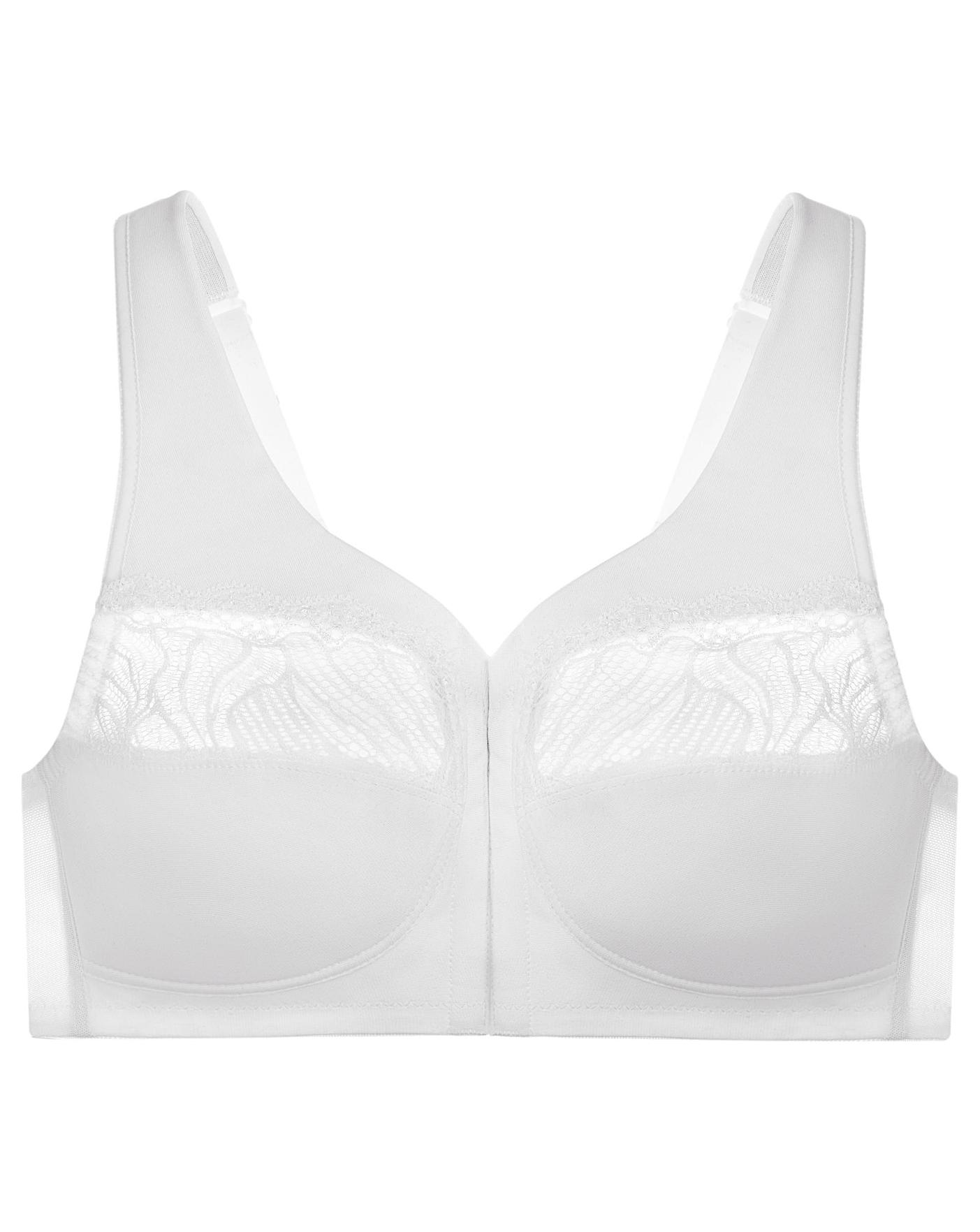  Glamorise Plus Size MagicLift Natural Shape Bra 1210| White