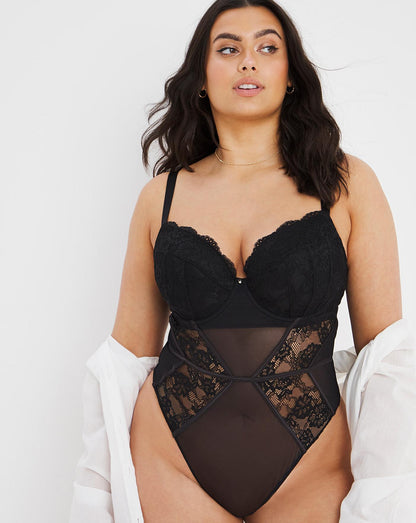  Ann Summers Sexy Lace Planet Body| Black