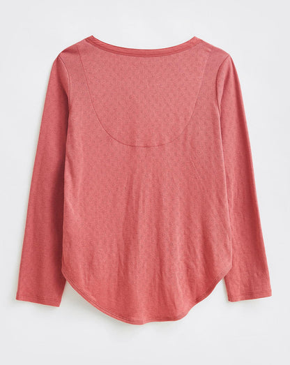  White Stuff Bella Jersey PJ Top| Mid Pink