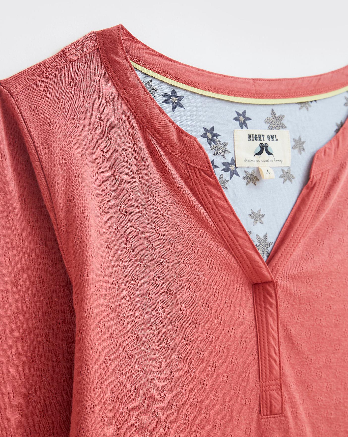  White Stuff Bella Jersey PJ Top| Mid Pink