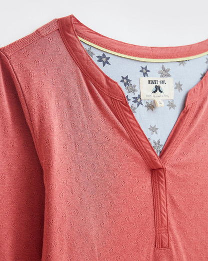  White Stuff Bella Jersey PJ Top| Mid Pink