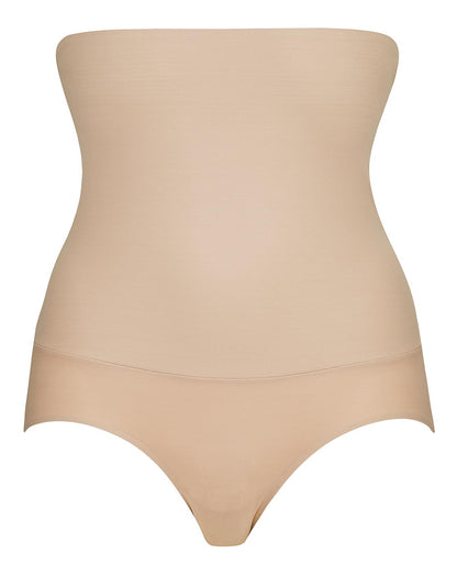  Miraclesuit Comfy Curves Firm Control Hi Waist Brief| Nude
