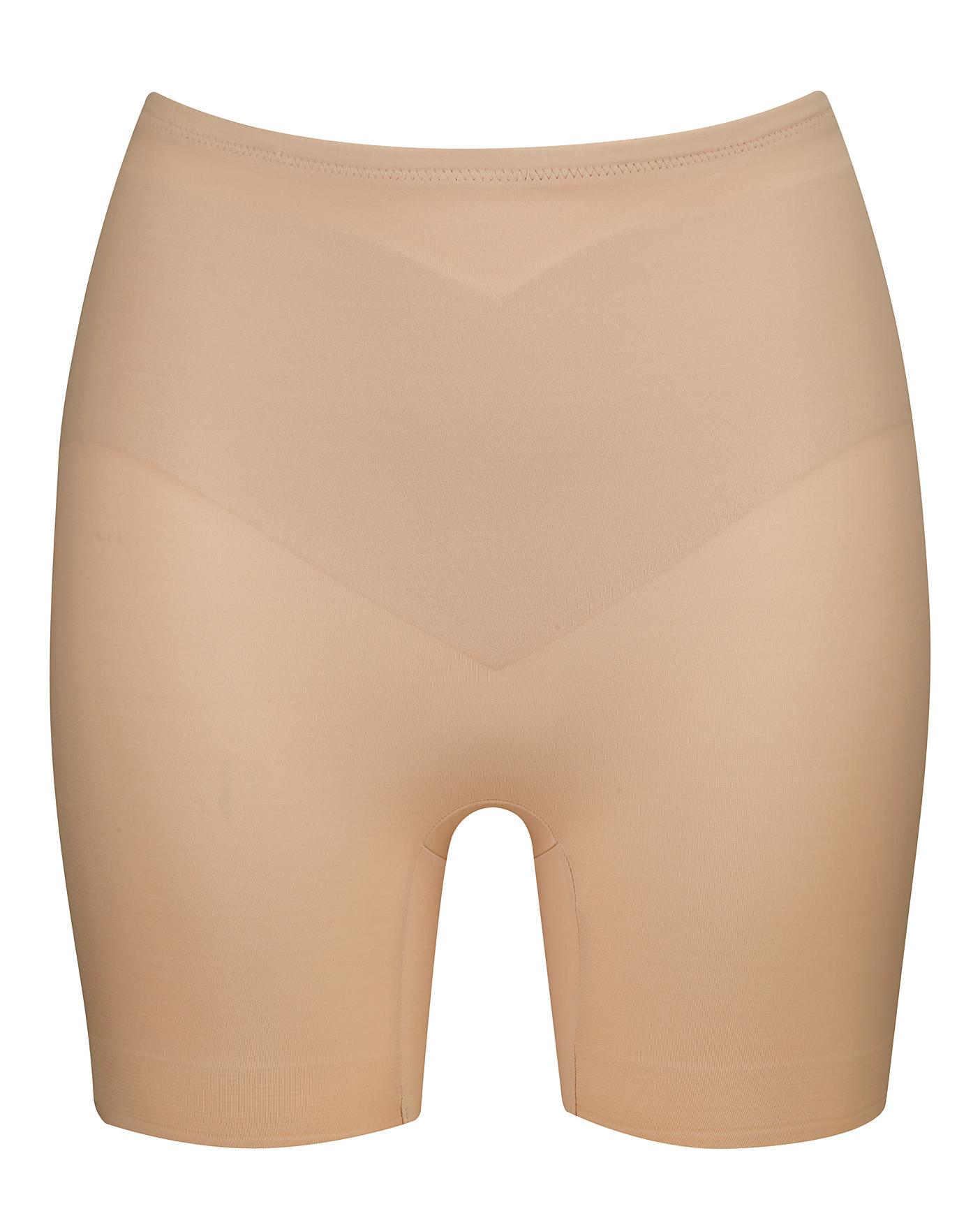  Naomi&Nicole Adjusts To You Firm Control Tummy Shaping Bike Pant| Nude