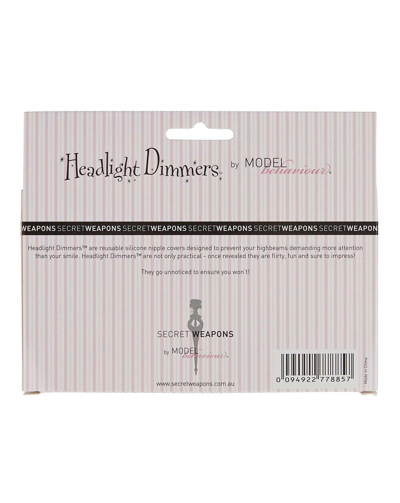  Secret Weapons Round Headlight Dimmers (1 Pair)| Nude| ONE SIZE