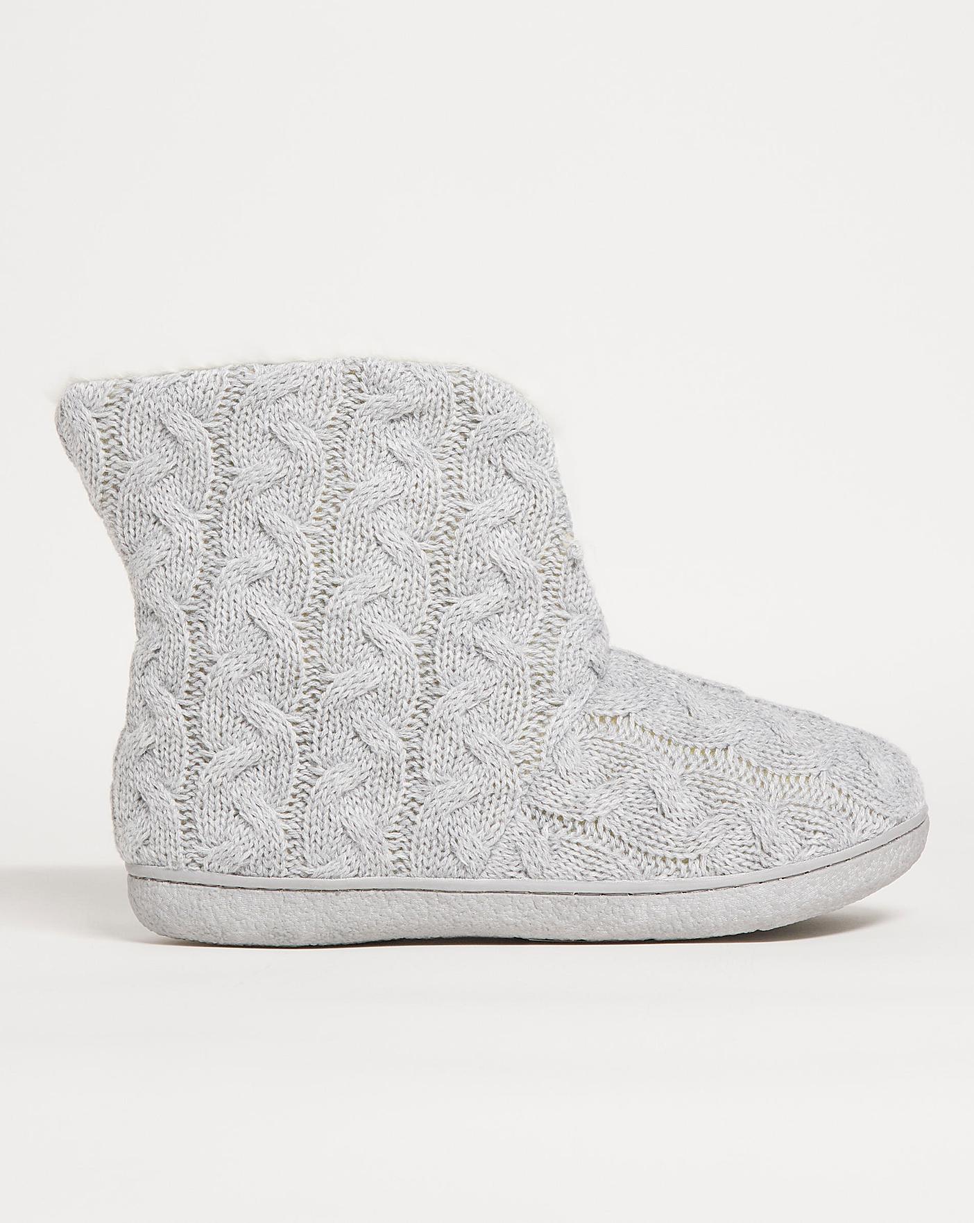  Cushion Walk Knitted Bootee Extra Wide EEE Fit