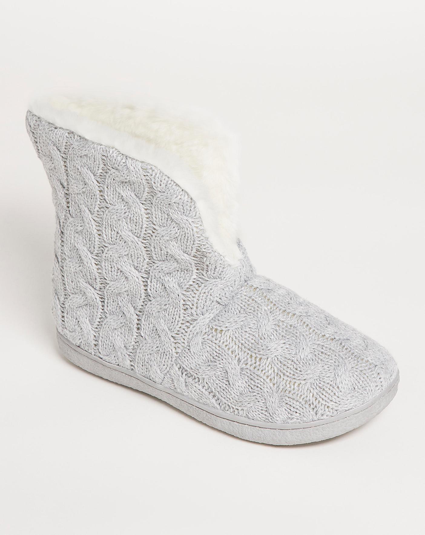  Cushion Walk Knitted Bootee Extra Wide EEE Fit