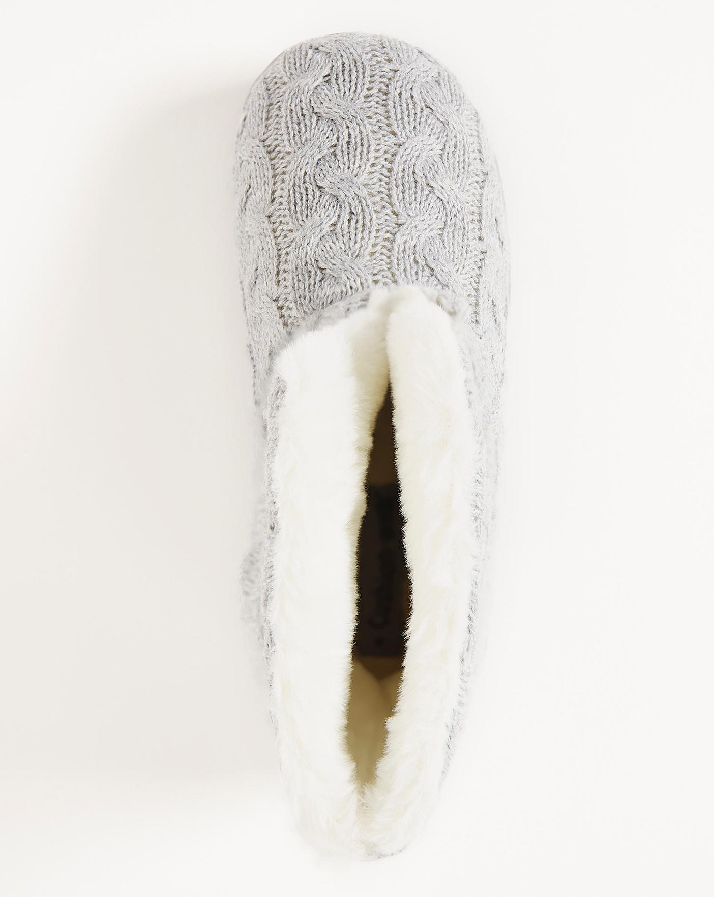  Cushion Walk Knitted Bootee Extra Wide EEE Fit