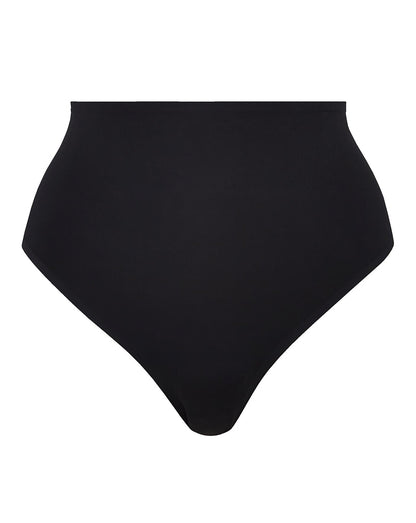  Figleaves Smoothing High Waisted Thong| Black