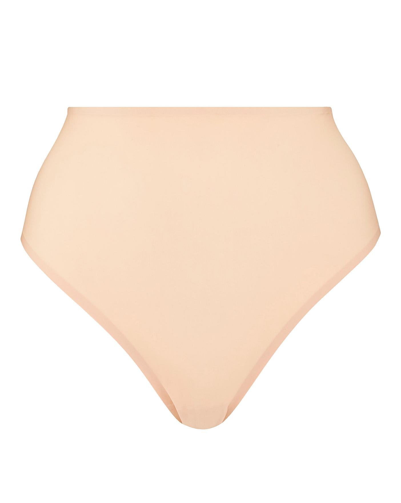  Figleaves Smoothing High-Waisted Thong| Latte