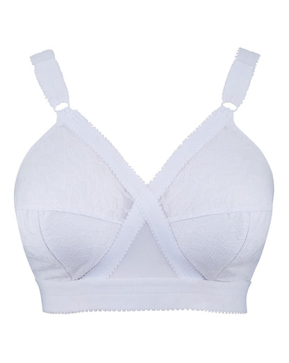  Playtex Cross Your Heart Non Wired Bra| White