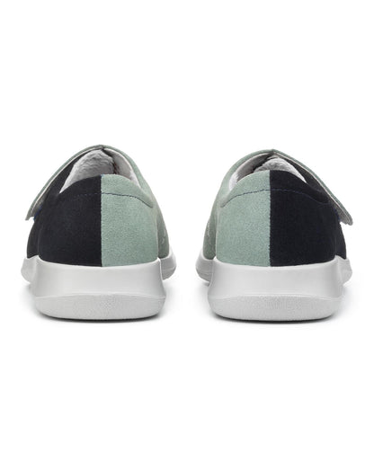  Hotter Wrap II Ladies Slipper| Navy/Jade