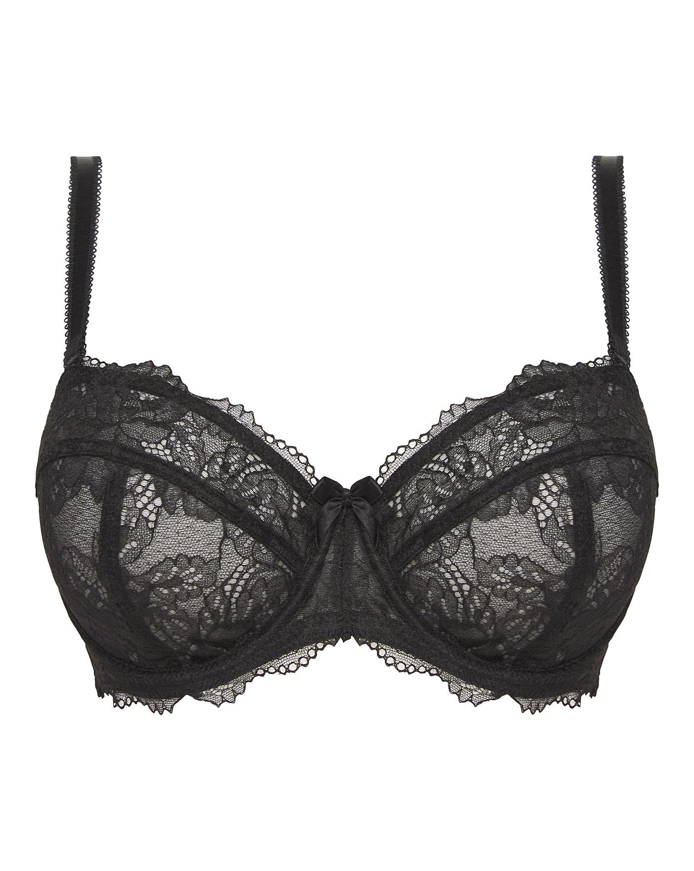  Pretty Secrets Ella Lace Black Multiway Wired Bra| Black