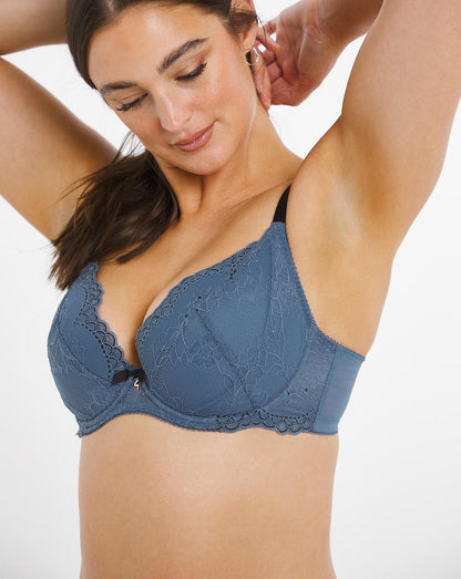  Gossard Superboost Plunge Bra| Blue