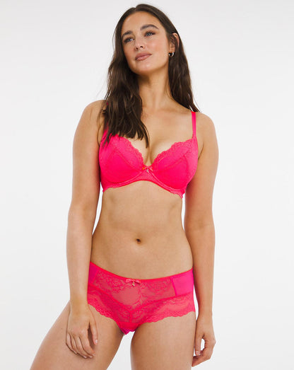  Gossard Superboost Lace Shorts| Pink