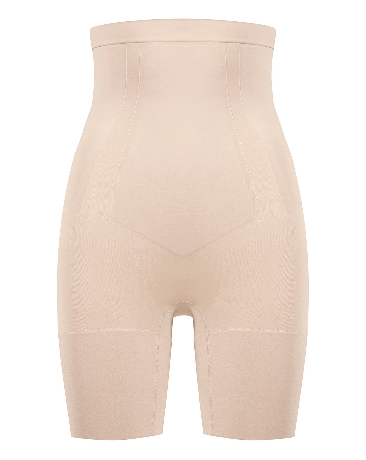 Spanx Oncore Firm Control High Waisted Mid-Thigh Shorts| SOFT NUDE