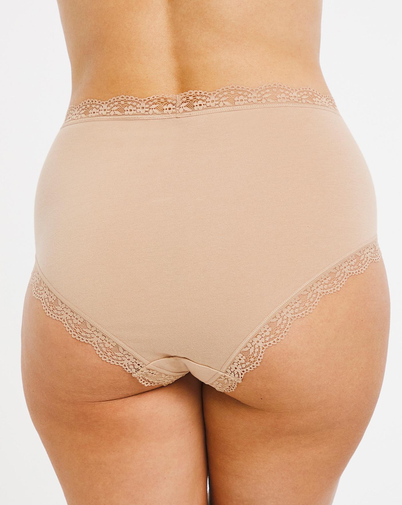  5 Pack Tulip Knickers| Almond