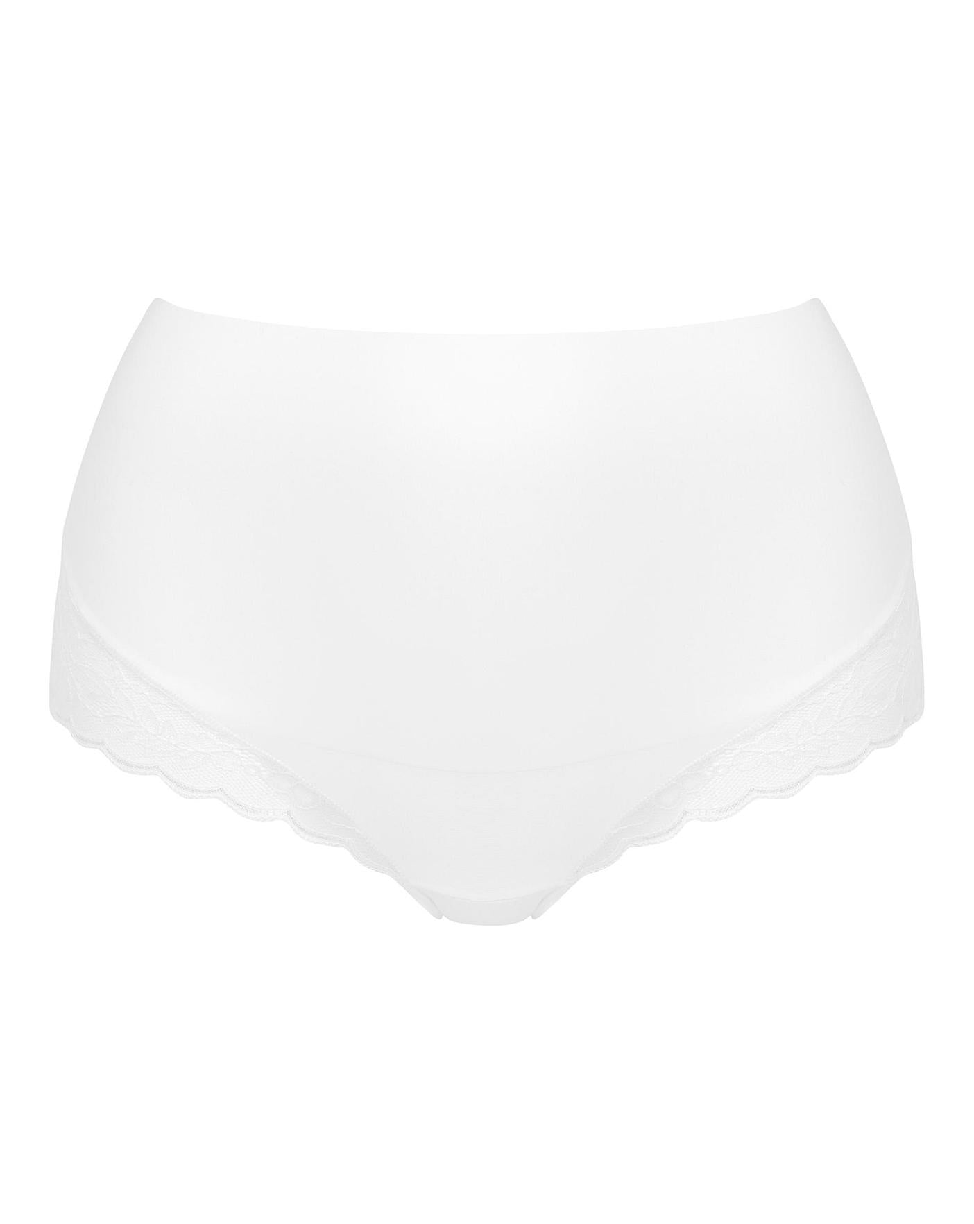  MAGIC Bodyfashion Firm Control Tummy Shaping Lace Brief| Snow White