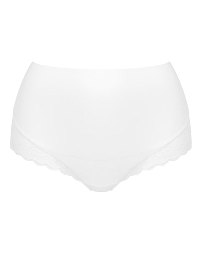  MAGIC Bodyfashion Firm Control Tummy Shaping Lace Brief| Snow White