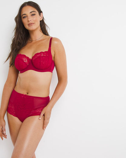  Panache Imogen High Waist Briefs| Magenta