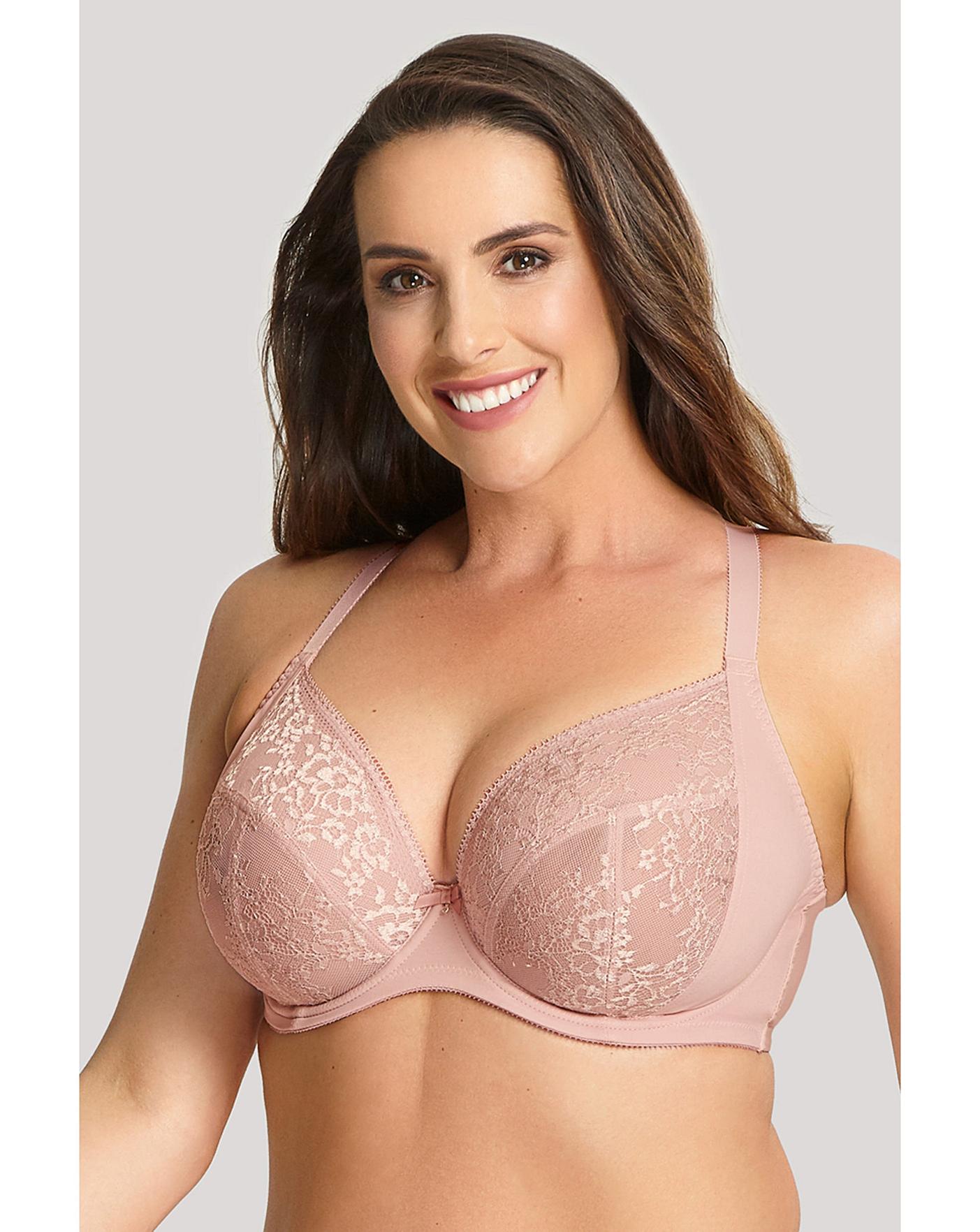 Sculptresse Roxie Plunge Bra| Misty Rose