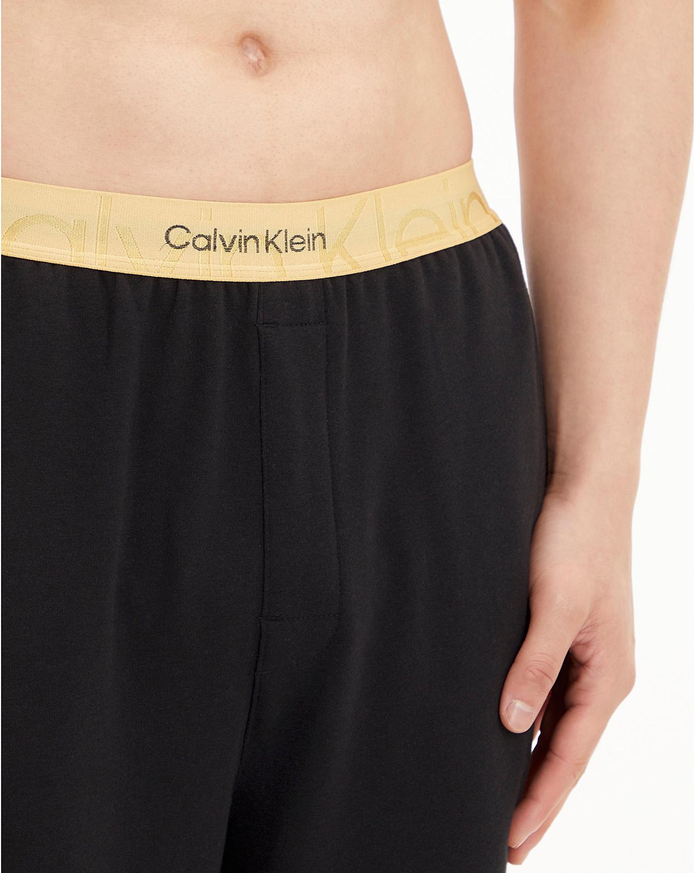  Calvin Klein Embossed Icon Jogger| Black/Gold
