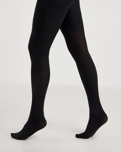  Pretty Polly Curves 150D Opaque Tights| Black