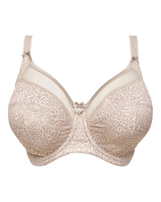  Goddess Kayla Full Cup Wired Print Bra| TAUPE LEO