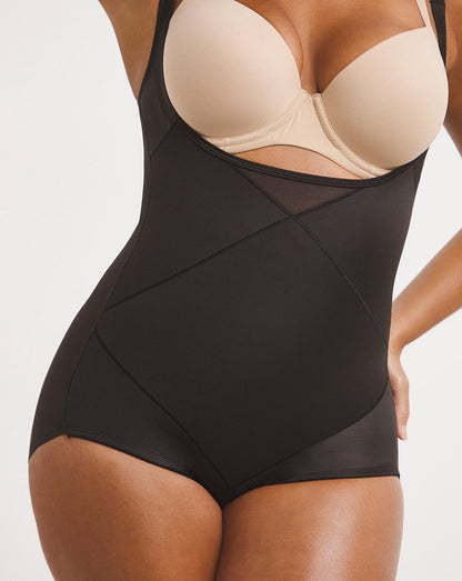  Miraclesuit Tummy Tuck Firm Control Wear Your Own Bra Bodybriefer| Black
