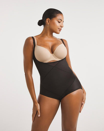  Miraclesuit Tummy Tuck Firm Control Wear Your Own Bra Bodybriefer| Black