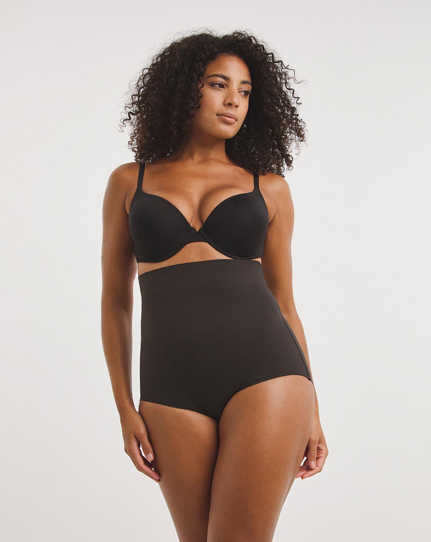 Miraclesuit Cupid Edgies Sleek Essentials Medium Control Hi Waist Brief| Black