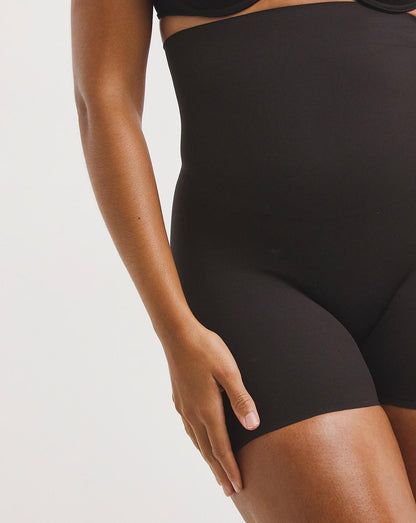 Miraclesuit Cupid Sleek Essentials Medium Control Hi Waist Boy Short| Black