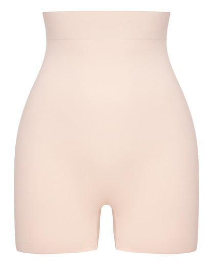Miraclesuit Cupid Sleek Essentials Medium Control Hi Waist Boy Short| WARM BEIGE