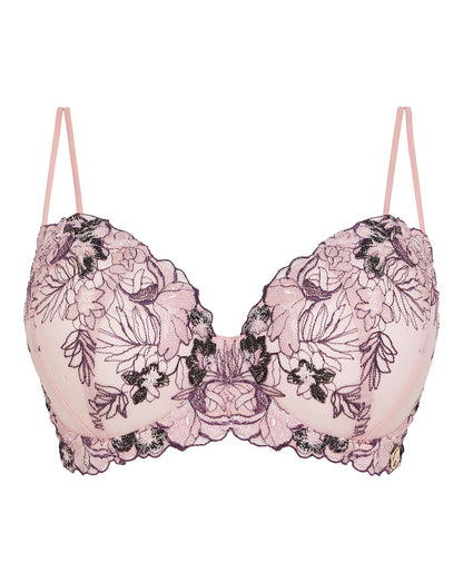  Joanna Hope Contemporary Emb Balconet Bra| Pale Pink