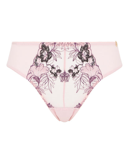  Joanna Hope Contemporary Embroidery Midi Brief| Pale Pink