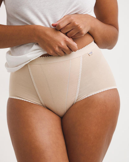  Sloggi 2 Pack Medium Control Maxi Briefs| Skin