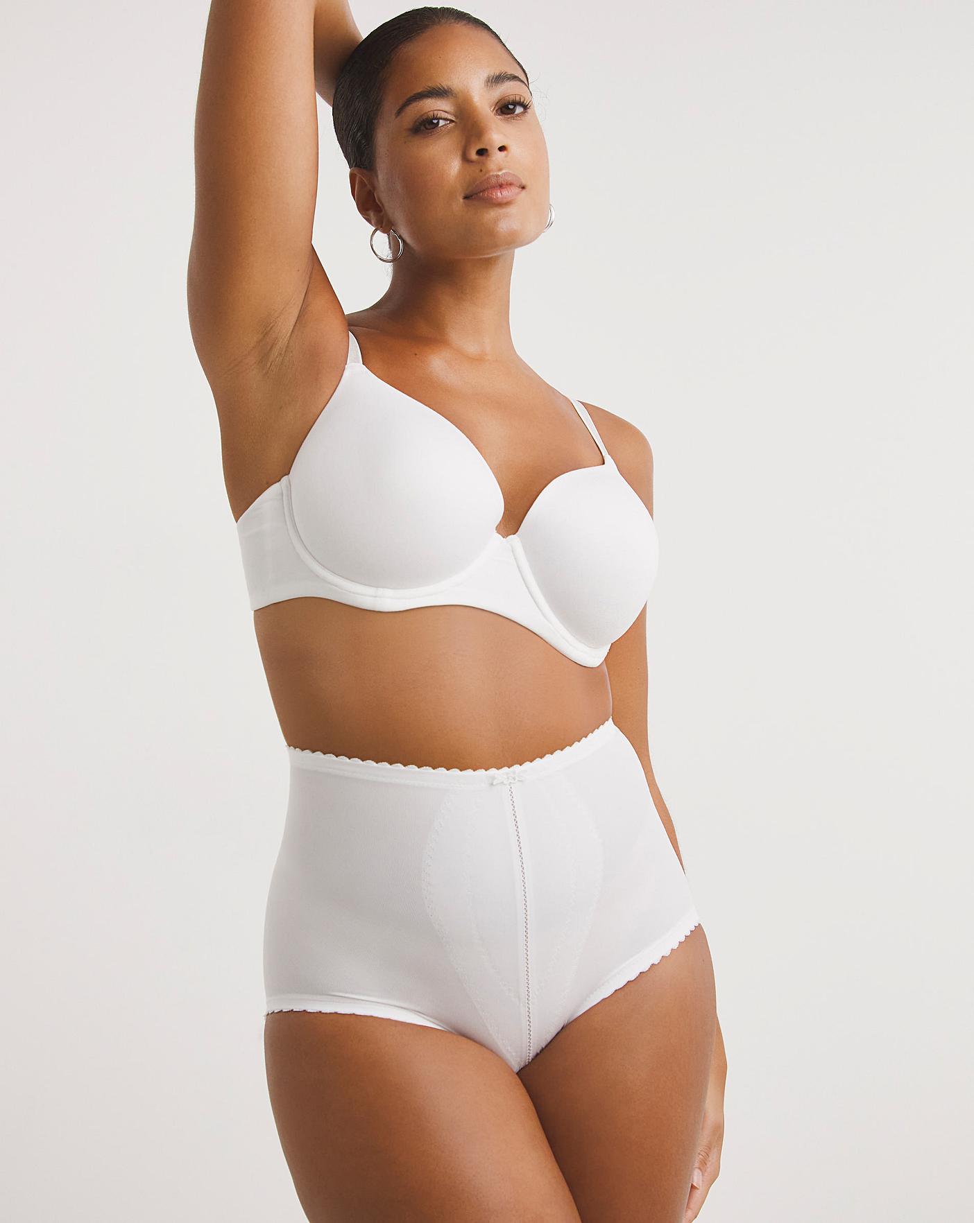  Playtex Firm Control I Can`t Believe It`s A Girdle Briefs| White