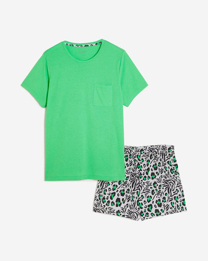  Pretty Secrets Value Pyjama Shortie Set| Animal Print