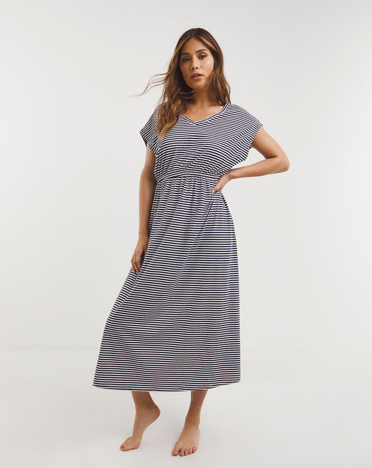  Pretty Secrets Value Maxi Kaftan Length 50 Inches| Stripe