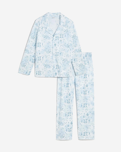 Disney Dumbo Button Through Pyjama Set| Light Blue