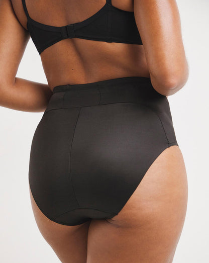  Naomi&Nicole Adjusts To You Firm Control Tummy Shaping Waistline Brief| Black
