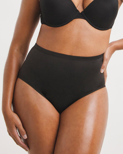  Naomi&Nicole Adjusts To You Firm Control Tummy Shaping Waistline Brief| Black