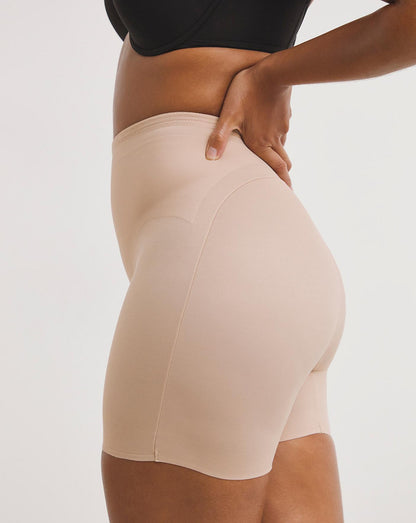  Naomi&Nicole Adjusts To You Firm Control Tummy Shaping Bike Pant| Nude