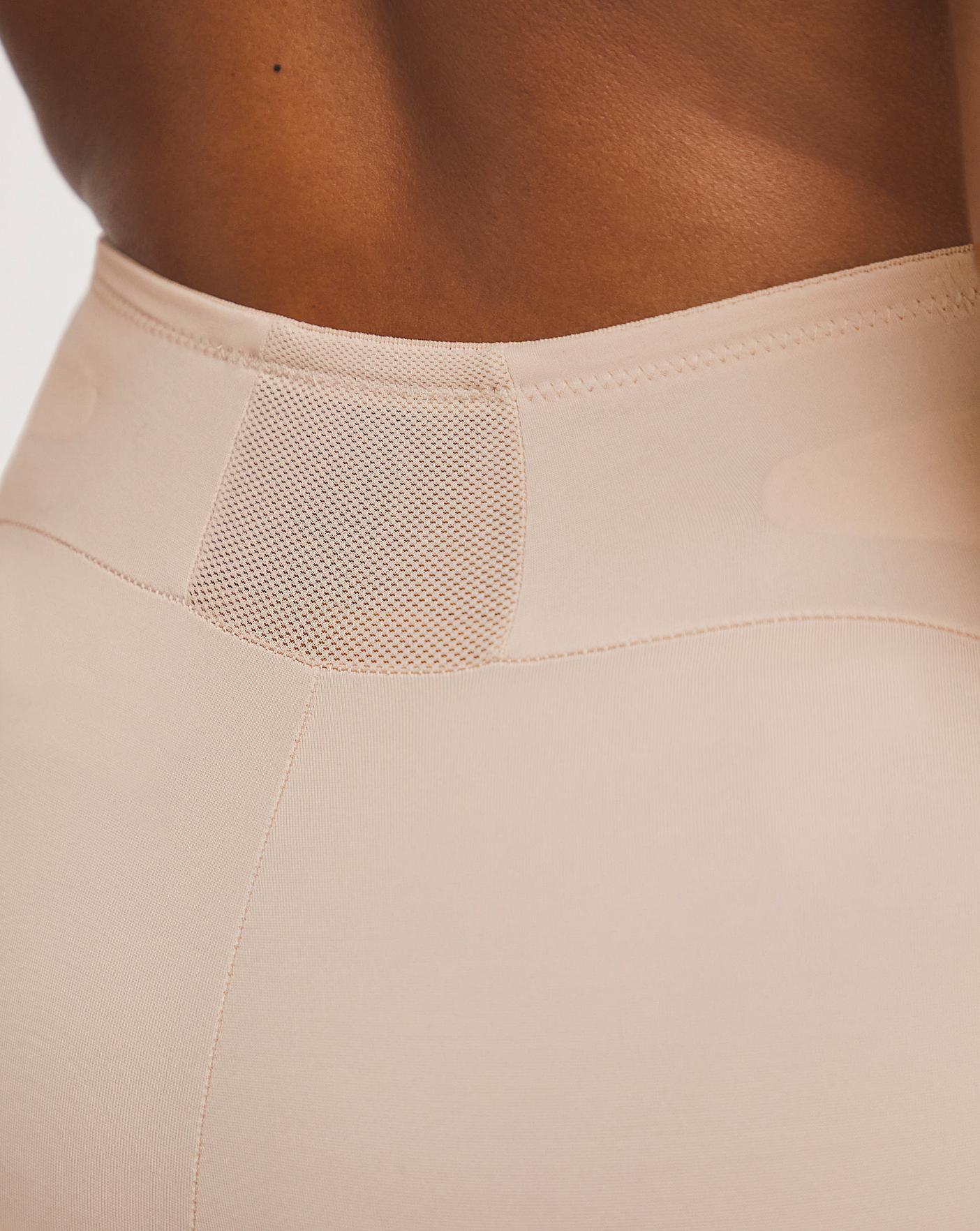  Naomi&Nicole Adjusts To You Firm Control Tummy Shaping Bike Pant| Nude
