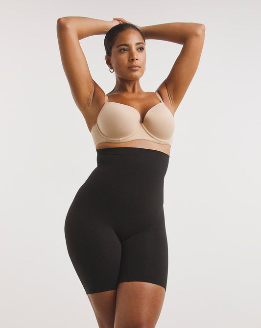  Spanx Higher Medium Control Power Shorts| Black