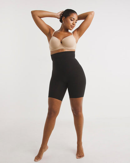  Spanx Higher Medium Control Power Shorts| Black
