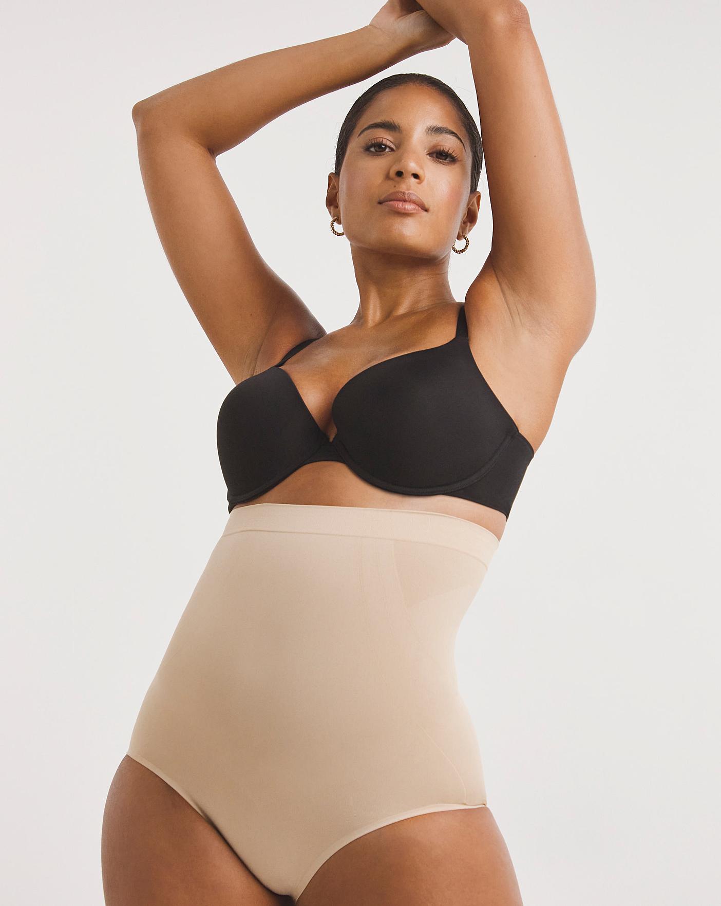  Maidenform Seamless Hi Waist Light Control Shaping Briefs| Nude